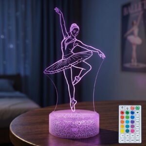 DAHEYMA Ballet Dancing Gifts, Ballerina Night Light